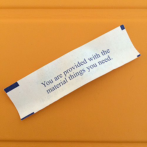 Fortune Cookie 2 of 2