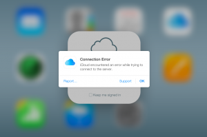 iCloud is down for many of us…